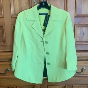 NWT Dana Buchman Blazer with cami (petite)